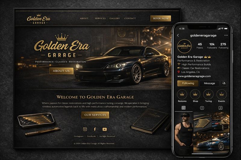 Golden Era Garage website